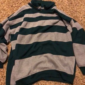 Lauren Brooke green and grey sweater, size 20W